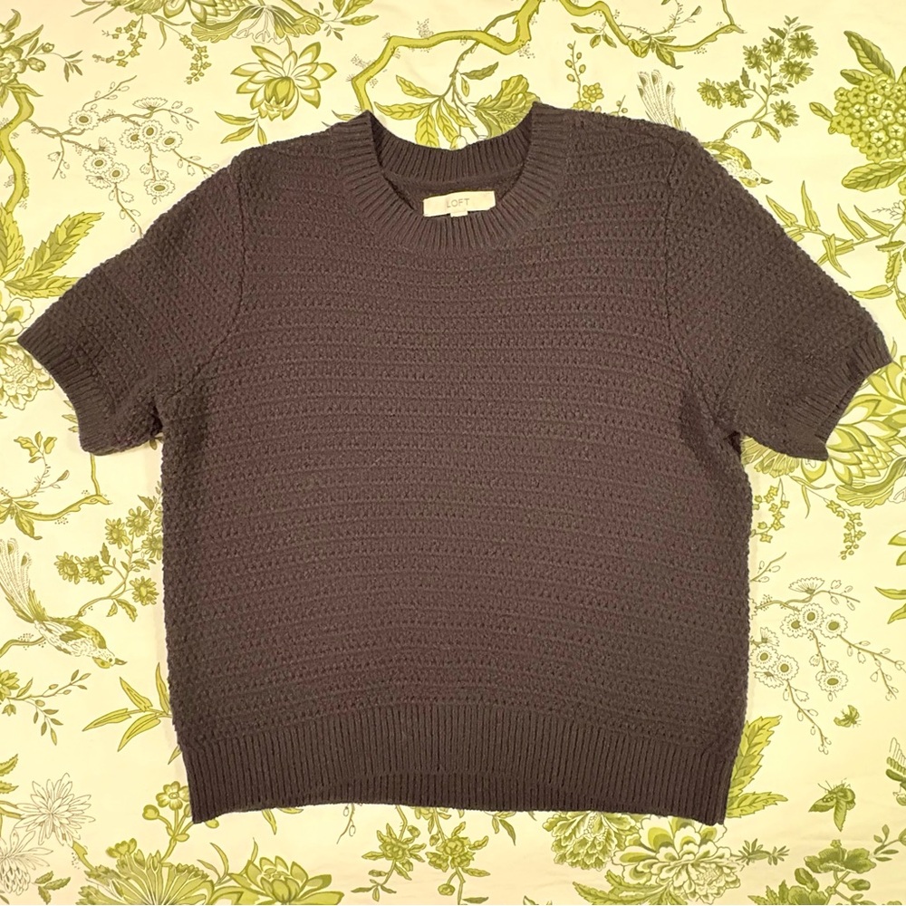 LOFT Short Sleeve Summer Sweater
